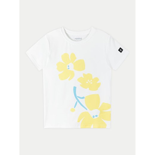 Reima T-Shirt Vauhdikas 5200189A Biały Regular Fit ze sklepu MODIVO w kategorii Bluzki dziewczęce - zdjęcie 182630122