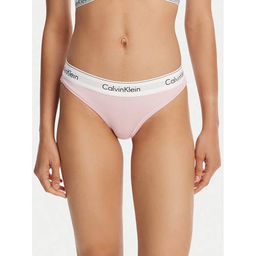 Calvin Klein Underwear Figi klasyczne 0000F3787E Różowy ze sklepu MODIVO w kategorii Majtki damskie - zdjęcie 182630123