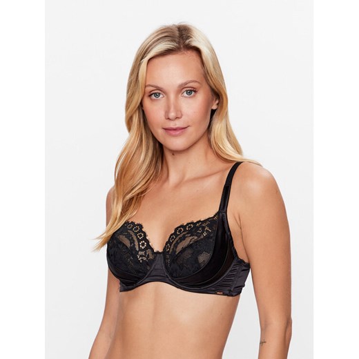 Hunkemöller Biustonosz z fiszbiną Jacqueline 202047 Czarny ze sklepu MODIVO w kategorii Biustonosze - zdjęcie 182630161
