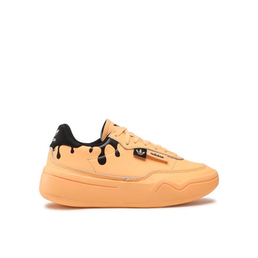 adidas Sneakersy Her Court GY3581 Pomarańczowy ze sklepu MODIVO w kategorii Buty sportowe damskie - zdjęcie 182630344