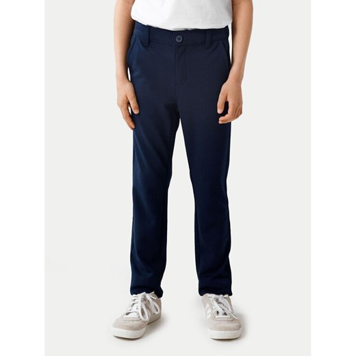 NAME IT Chinosy 13223129 Granatowy Regular Fit ze sklepu MODIVO w kategorii Spodnie chłopięce - zdjęcie 182630372