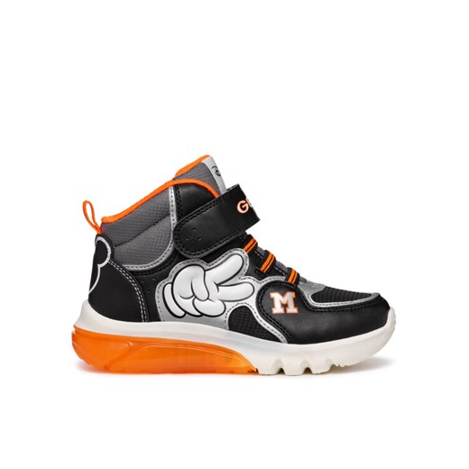 Geox Sneakersy J Ciberdron Boy J46LBF 000BC C0039 DD Czarny ze sklepu MODIVO w kategorii Buty sportowe dziecięce - zdjęcie 182630391