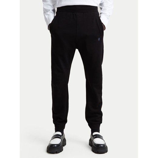 G-Star Raw Spodnie dresowe Nifous D25525-D566 Czarny Regular Fit ze sklepu MODIVO w kategorii Spodnie męskie - zdjęcie 182630420