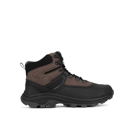 Hunter Trekkingi AWW EVERGREEN SNOW HIKER WP Brązowy ze sklepu MODIVO w kategorii Buty trekkingowe męskie - zdjęcie 182630511