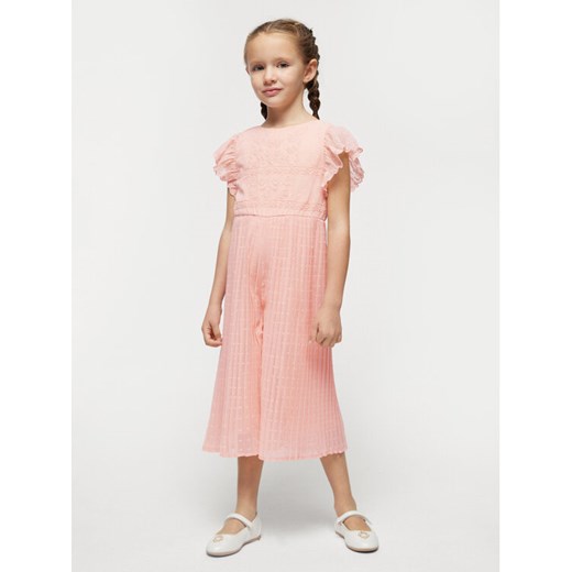 Mayoral Kombinezon 03855 Różowy Slim Fit ze sklepu MODIVO w kategorii Kombinezony dziewczęce - zdjęcie 182630514