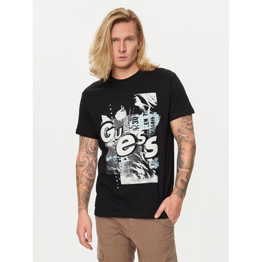 Guess T-Shirt M4YI02 I3Z14 Czarny Regular Fit Guess S MODIVO