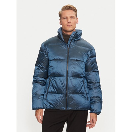 Calvin Klein Jeans Kurtka zimowa J30J326097 Niebieski Regular Fit ze sklepu MODIVO w kategorii Kurtki męskie - zdjęcie 182630611