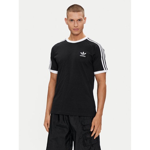 adidas T-Shirt Adicolor Classics 3-Stripes T-Shirt IA4845 Czarny Slim Fit ze sklepu MODIVO w kategorii T-shirty męskie - zdjęcie 182630661