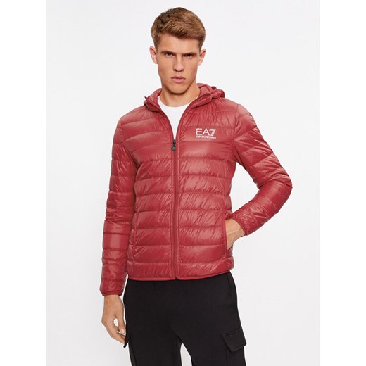 EA7 Emporio Armani Kurtka puchowa 8NPB02 PN29Z 1462 Czerwony Regular Fit ze sklepu MODIVO w kategorii Kurtki męskie - zdjęcie 182630692
