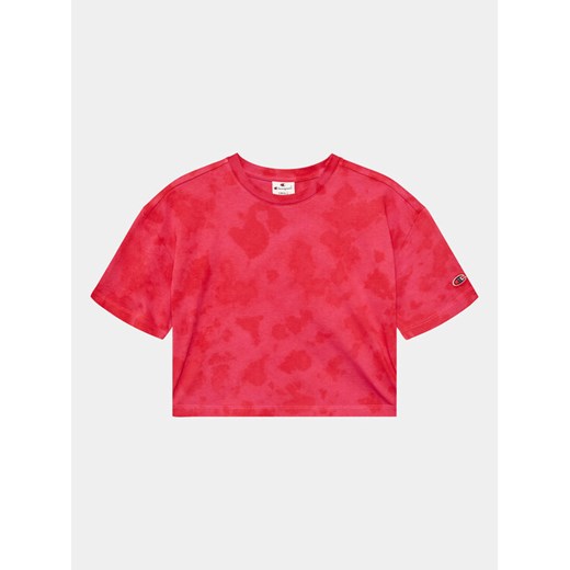 Champion T-Shirt 404637 Różowy Regular Fit ze sklepu MODIVO w kategorii Bluzki dziewczęce - zdjęcie 182630713