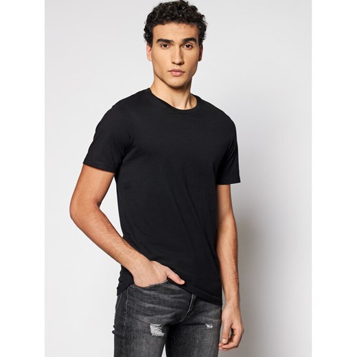 Jack&Jones T-Shirt Orrganic Basic 12156101 Czarny Slim Fit ze sklepu MODIVO w kategorii T-shirty męskie - zdjęcie 182630800