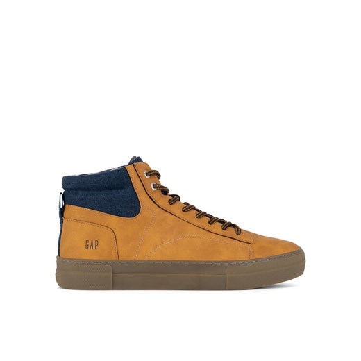 Gap Sneakersy PORTLAND CUP MID M GP505011BM-MU00 Brązowy ze sklepu MODIVO w kategorii Buty sportowe męskie - zdjęcie 182630841