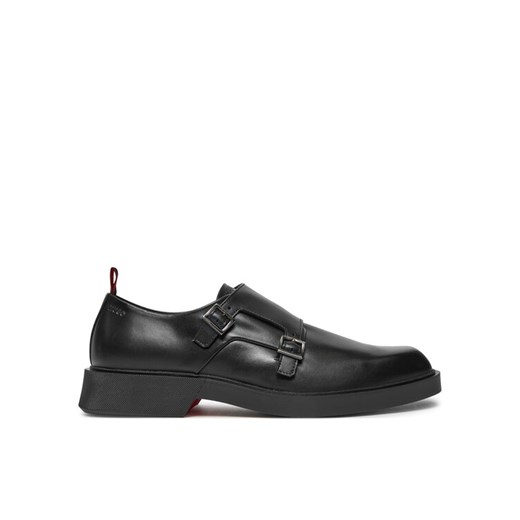 Hugo Półbuty Iker 50528804 Czarny ze sklepu MODIVO w kategorii Buty eleganckie męskie - zdjęcie 182630862