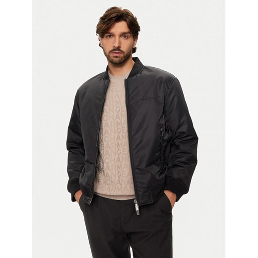 Armani Exchange Kurtka bomber 6DZB01 ZN4WZ 1200 Czarny Regular Fit ze sklepu MODIVO w kategorii Kurtki męskie - zdjęcie 182630923