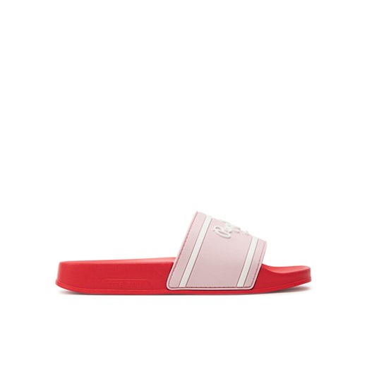 Pepe Jeans Klapki Slider Logo G PGS70061 Różowy ze sklepu MODIVO w kategorii Klapki dziecięce - zdjęcie 182630970
