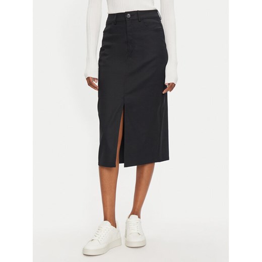 United Colors Of Benetton Spódnica jeansowa 4SQPD003W Czarny Regular Fit ze sklepu MODIVO w kategorii Spódnice - zdjęcie 182631010