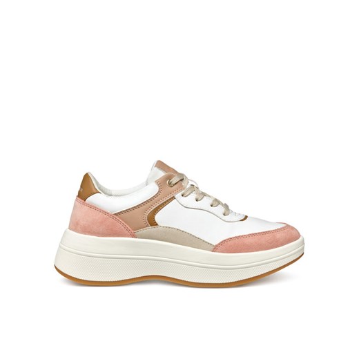 Geox Sneakersy D Spherica Ecub-3 D46WTB 05422 C1Z5Q Biały ze sklepu MODIVO w kategorii Buty sportowe damskie - zdjęcie 182631054