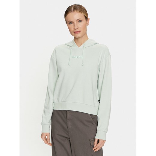 Vans Bluza W Essential Ft Rlx Po VN000JF6 Zielony Regular Fit ze sklepu MODIVO w kategorii Bluzy damskie - zdjęcie 182631071