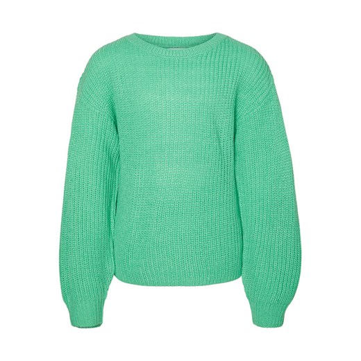 Vero Moda Girl Sweter Sayla 10272974 Zielony Regular Fit ze sklepu MODIVO w kategorii Swetry dziewczęce - zdjęcie 182631073