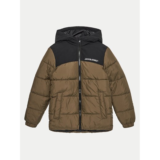 Jack&Jones Junior Kurtka zimowa Canteen BlockIing 12258878 Brązowy Regular Fit ze sklepu MODIVO w kategorii Kurtki chłopięce - zdjęcie 182631112