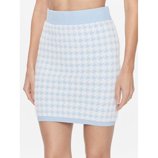 Guess Spódnica mini W4RD65 Z3DA0 Niebieski Regular Fit ze sklepu MODIVO w kategorii Spódnice - zdjęcie 182631180