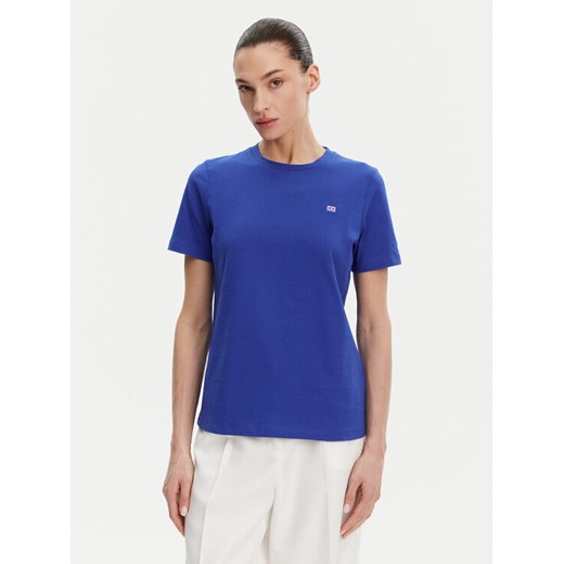 Tommy Hilfiger T-Shirt WW0WW45522 Niebieski Regular Fit ze sklepu MODIVO w kategorii Bluzki damskie - zdjęcie 182631182