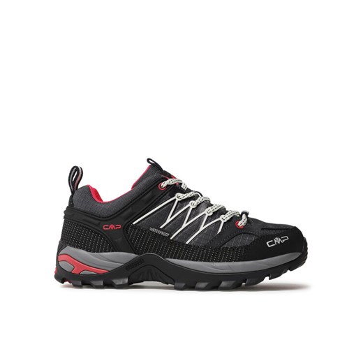 CMP Trekkingi Rigel Low Wmn Trekking Shoe Wp 3Q54456 Szary ze sklepu MODIVO w kategorii Buty trekkingowe damskie - zdjęcie 182631211