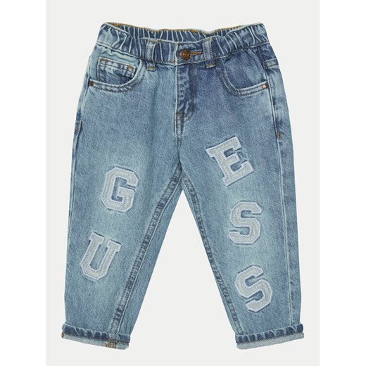 Guess Jeansy N5RA03 D45E0 Niebieski Regular Fit ze sklepu MODIVO w kategorii Spodnie chłopięce - zdjęcie 182631221