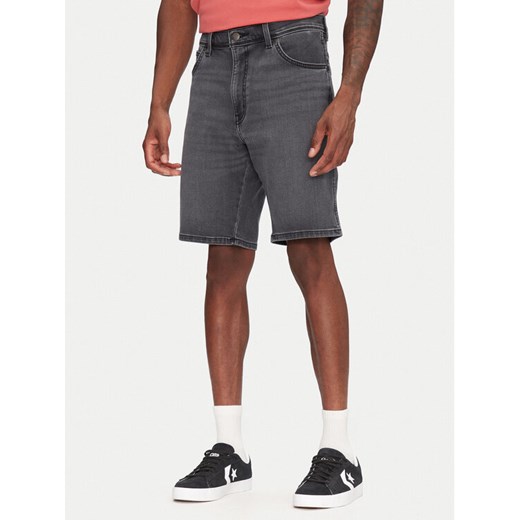 Wrangler Szorty jeansowe Texas 112364833 Szary Regular Fit ze sklepu MODIVO w kategorii Spodenki męskie - zdjęcie 182631230