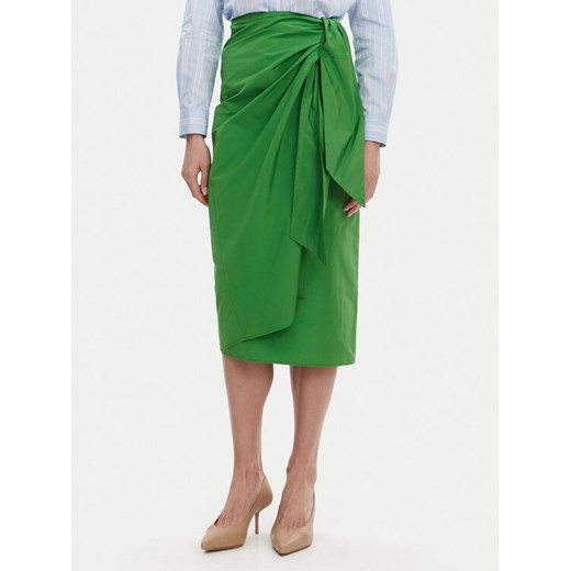 Weekend Max Mara Spódnica midi Nareste 2515101042 Zielony Regular Fit ze sklepu MODIVO w kategorii Spódnice - zdjęcie 182631262