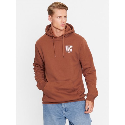 Vans Bluza Custom Tall Po VN0008HY Brązowy Regular Fit ze sklepu MODIVO w kategorii Bluzy męskie - zdjęcie 182631320