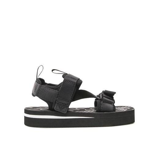 Emporio Armani Sandały X4P113 XN170 K001 Czarny ze sklepu MODIVO w kategorii Sandały męskie - zdjęcie 182631332