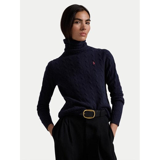 Polo Ralph Lauren Golf 211888686007 Granatowy Regular Fit ze sklepu MODIVO w kategorii Swetry damskie - zdjęcie 182631340