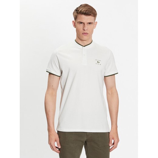 Blend Polo 20715179 Biały Regular Fit ze sklepu MODIVO w kategorii T-shirty męskie - zdjęcie 182631360