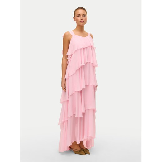 Vero Moda Sukienka wieczorowa Felicia 10331377 Różowy Regular Fit ze sklepu MODIVO w kategorii Sukienki - zdjęcie 182631392