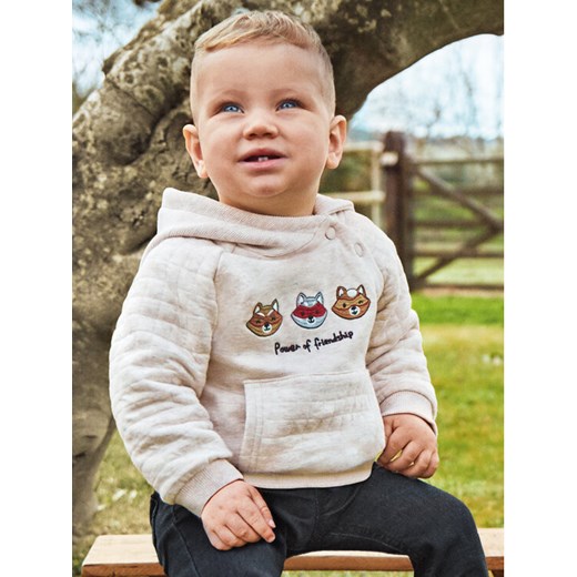 Mayoral Bluza 2.432 Écru Regular Fit ze sklepu MODIVO w kategorii Bluzy i swetry - zdjęcie 182631411