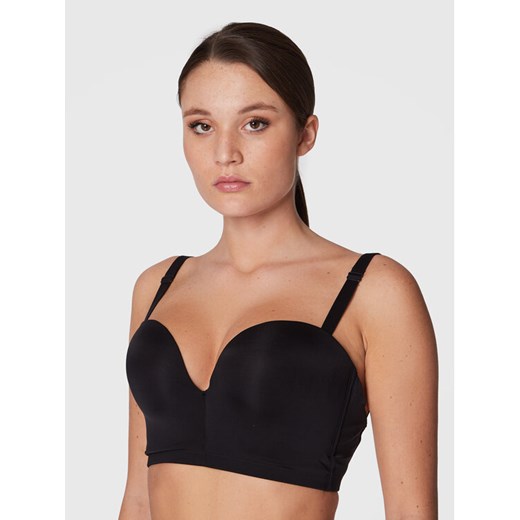 Wonderbra Biustonosz balkonetka WB000BHM Czarny ze sklepu MODIVO w kategorii Biustonosze - zdjęcie 182631441