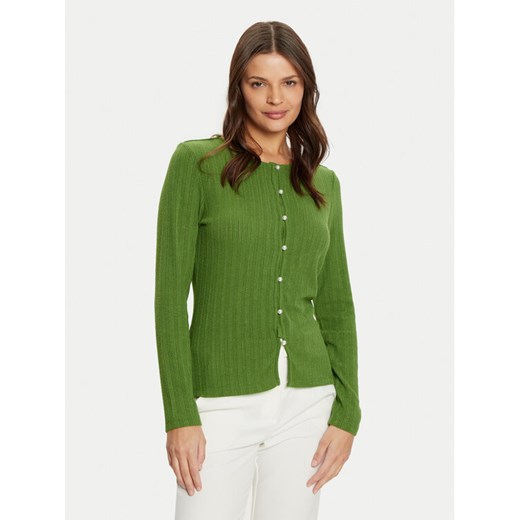 Vila Kardigan Dalena 14102368 Zielony Slim Fit ze sklepu MODIVO w kategorii Swetry damskie - zdjęcie 182631504