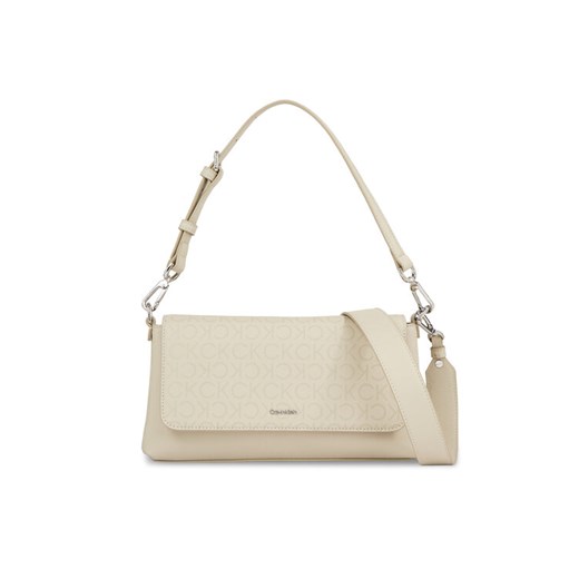 Calvin Klein Torebka Ck Must Shoulder Bag_Epi Mono K60K611762 Écru Calvin Klein 00 MODIVO