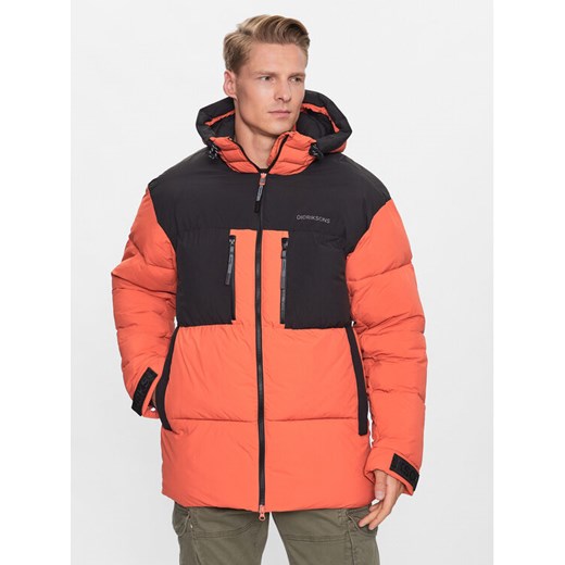 Didriksons Kurtka zimowa Hilmer 504240 Pomarańczowy Regular Fit ze sklepu MODIVO w kategorii Kurtki męskie - zdjęcie 182631521