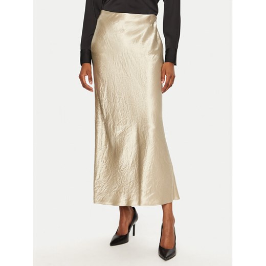 Boss Spódnica midi Vesatie 50524006 Beżowy Regular Fit ze sklepu MODIVO w kategorii Spódnice - zdjęcie 182631614