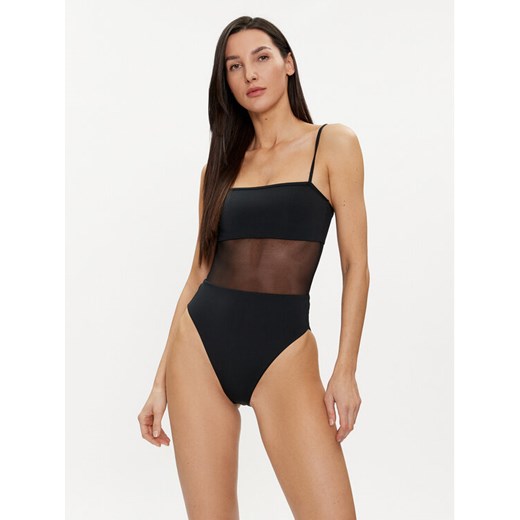 Calvin Klein Swimwear Strój kąpielowy KW0KW02327 Czarny ze sklepu MODIVO w kategorii Stroje kąpielowe - zdjęcie 182631730