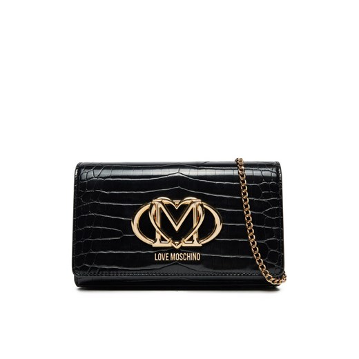 LOVE MOSCHINO Torebka JC4047PP1MLE100A Czarny ze sklepu MODIVO w kategorii Kopertówki - zdjęcie 182631764