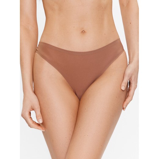 Chantelle Stringi Soft Stretch C26490 Beżowy ze sklepu MODIVO w kategorii Majtki damskie - zdjęcie 182631772