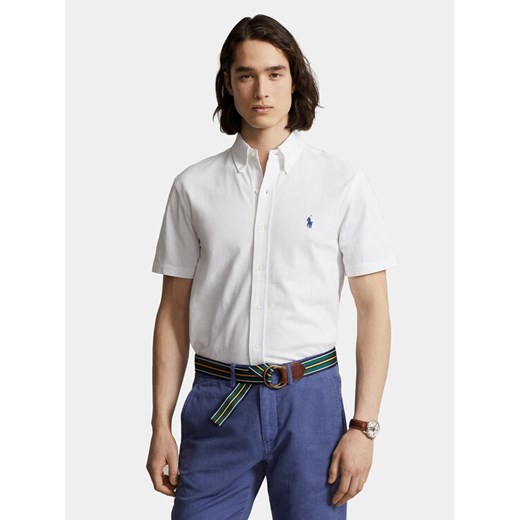 Polo Ralph Lauren Koszula 710798291002 Biały Slim Fit ze sklepu MODIVO w kategorii Koszule męskie - zdjęcie 182631792
