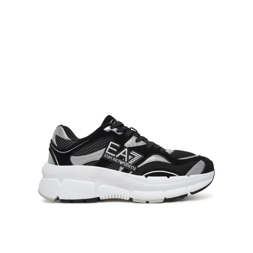 EA7 Emporio Armani Sneakersy X8X237 XK425 N763 Czarny ze sklepu MODIVO w kategorii Buty sportowe męskie - zdjęcie 182631870