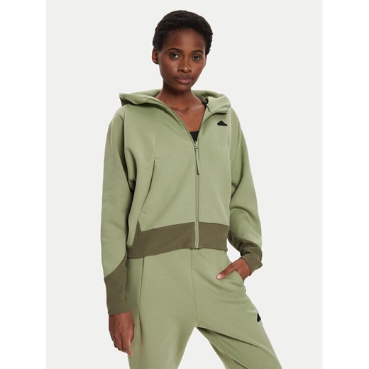 adidas Bluza Z.N.E. IW7752 Zielony Loose Fit ze sklepu MODIVO w kategorii Bluzy damskie - zdjęcie 182631874