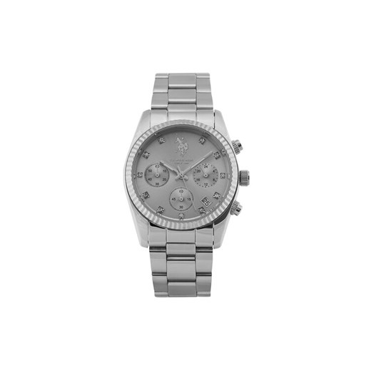 U.S. Polo Assn. Zegarek Amelie USP8319ST Srebrny ze sklepu MODIVO w kategorii Zegarki - zdjęcie 182631930