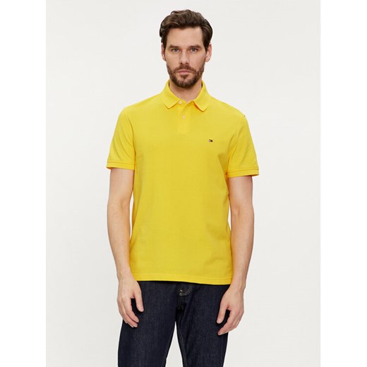 Tommy Hilfiger Polo 1985 MW0MW17770 Żółty Regular Fit Tommy Hilfiger XXXL MODIVO