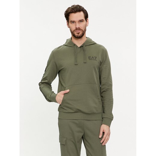 EA7 Emporio Armani Bluza 8NPM18 PJ05Z 1846 Zielony Regular Fit ze sklepu MODIVO w kategorii Bluzy męskie - zdjęcie 182632072